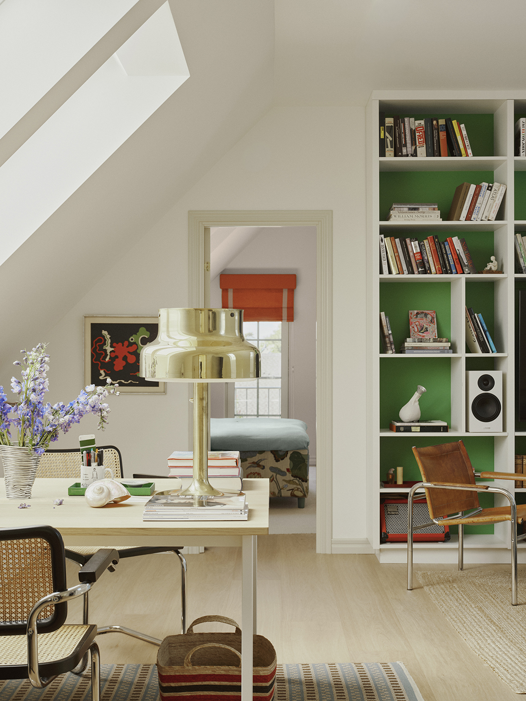 office with bookcase