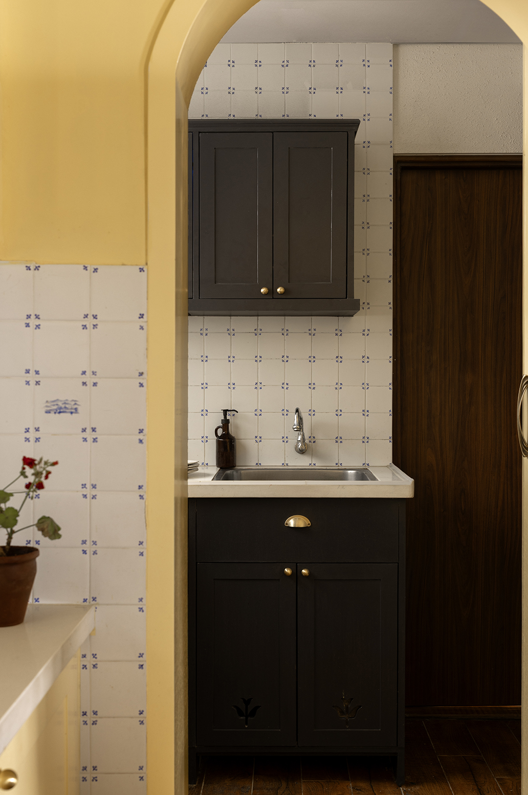 view into sink area
