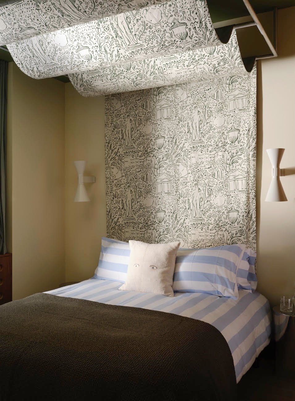 whimsical half-tester kids' bed