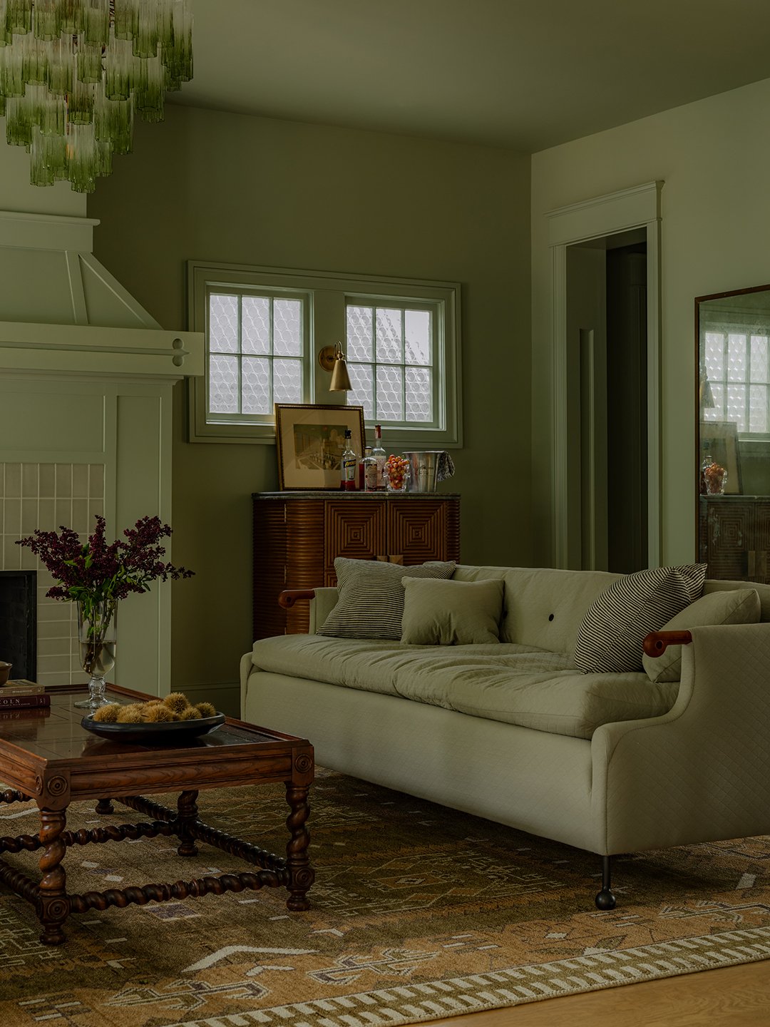green living room 