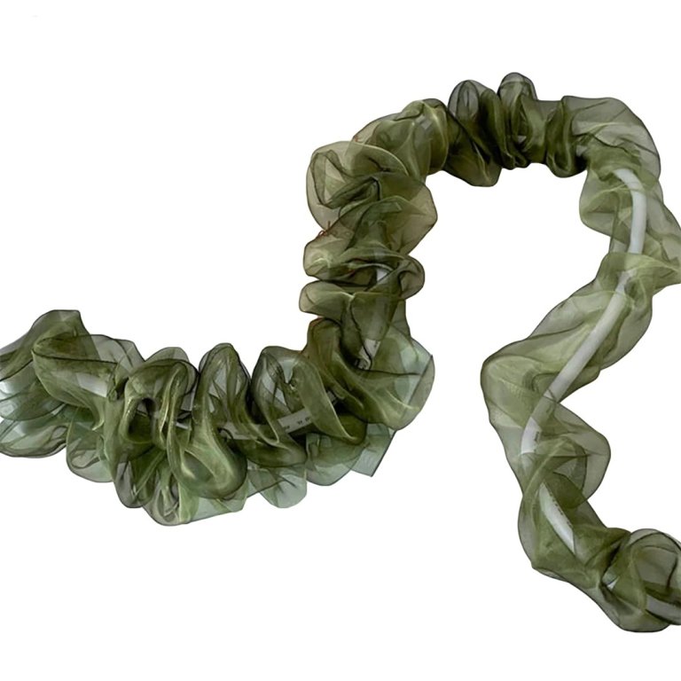 green organza cord cover