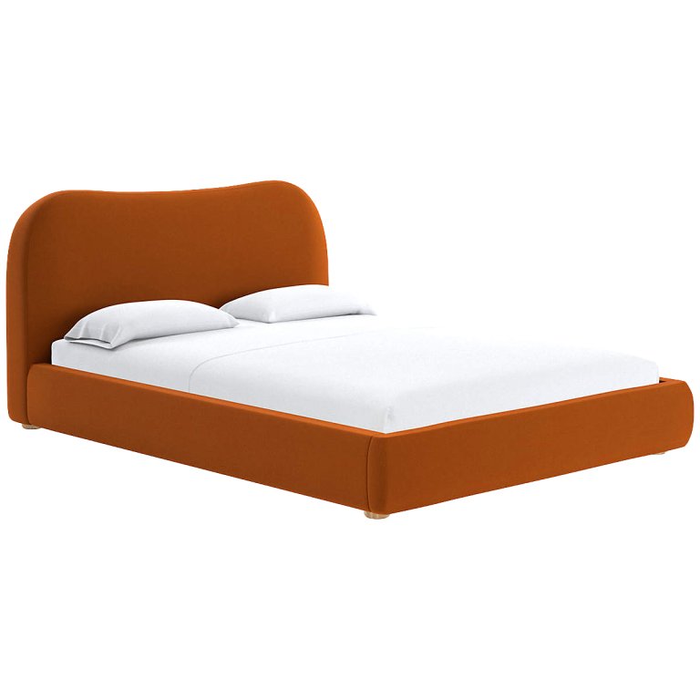 orange bed frame