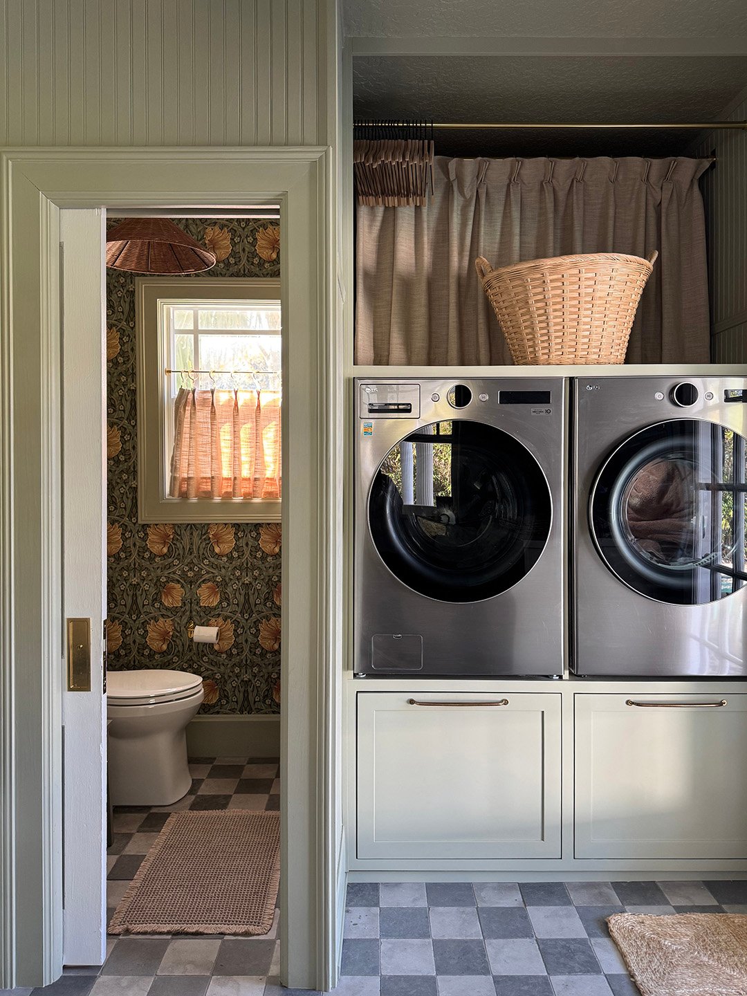 My Laundry-Mudroom Stores Shoes, Dirty Clothes, and Dog Bowls—But You’ll Never See Them