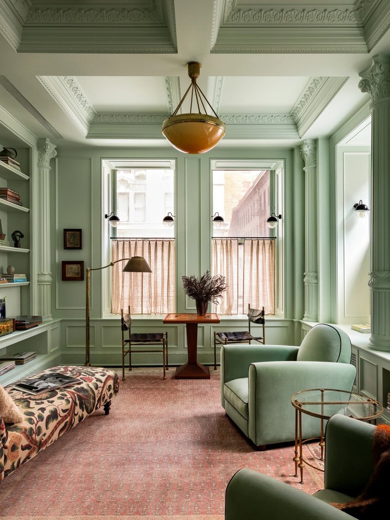 green living room