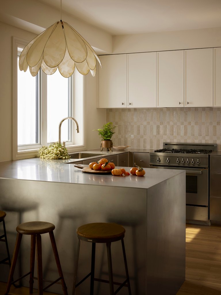 stainless steel kitchen