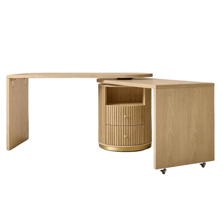 fluted desk