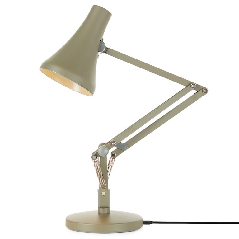 green desk lamp