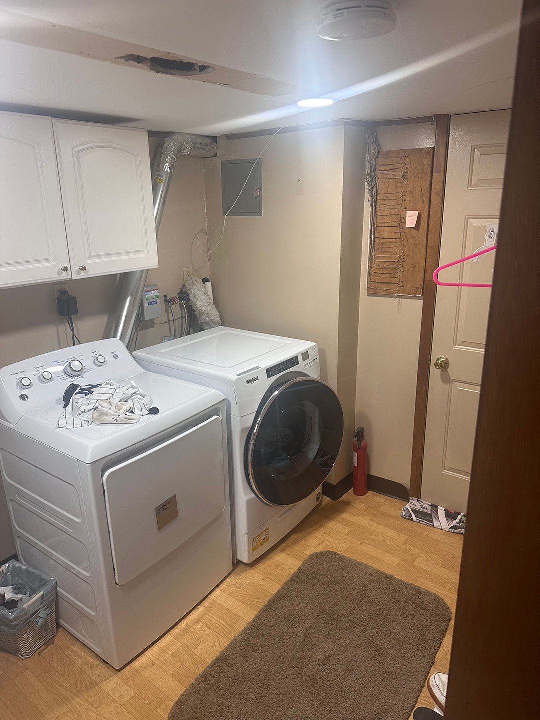 laundry room before