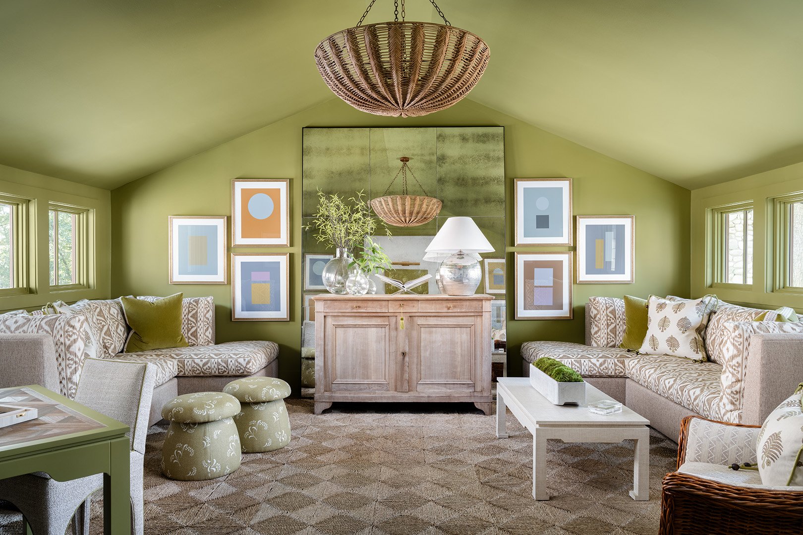 green sitting room