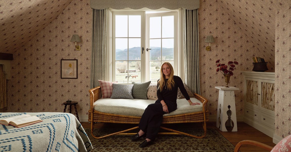 This Designer to the Stars Piles on the Prints in Her Latest Rug Collab