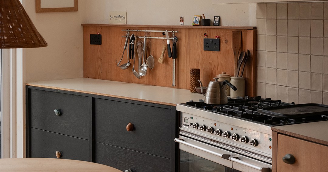 Before & After: This Designer Built His Kitchen Almost Entirely from Wood Scraps