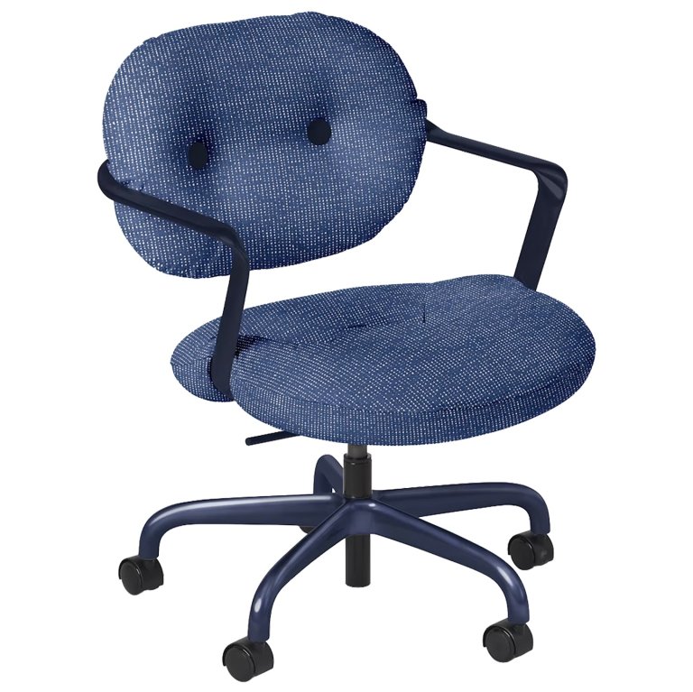 blue task chair