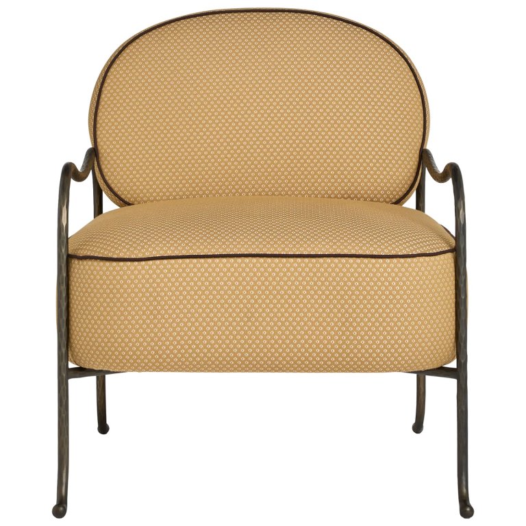 rawlins accent chair with metal legs