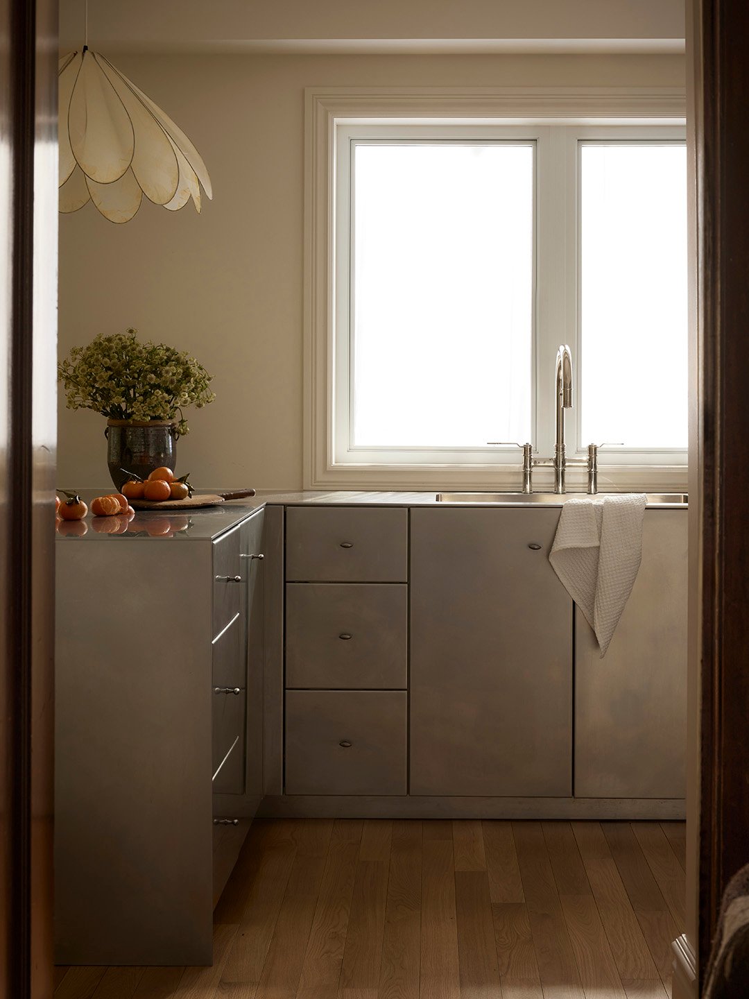 stainless steel kitchen