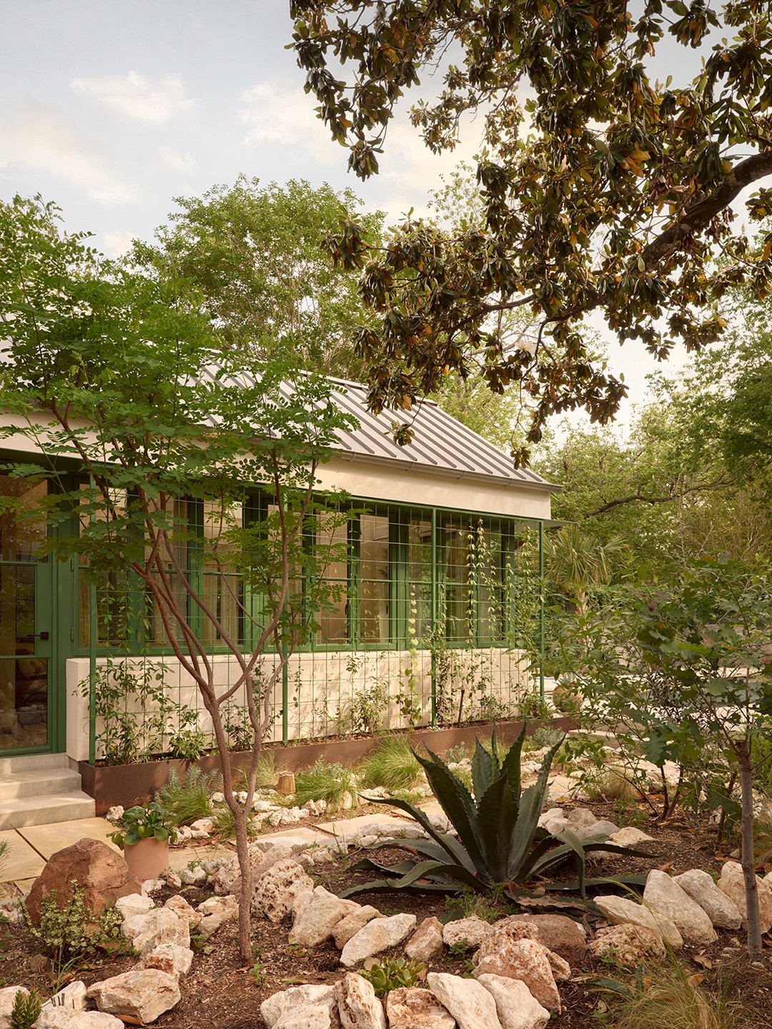 green trellis
