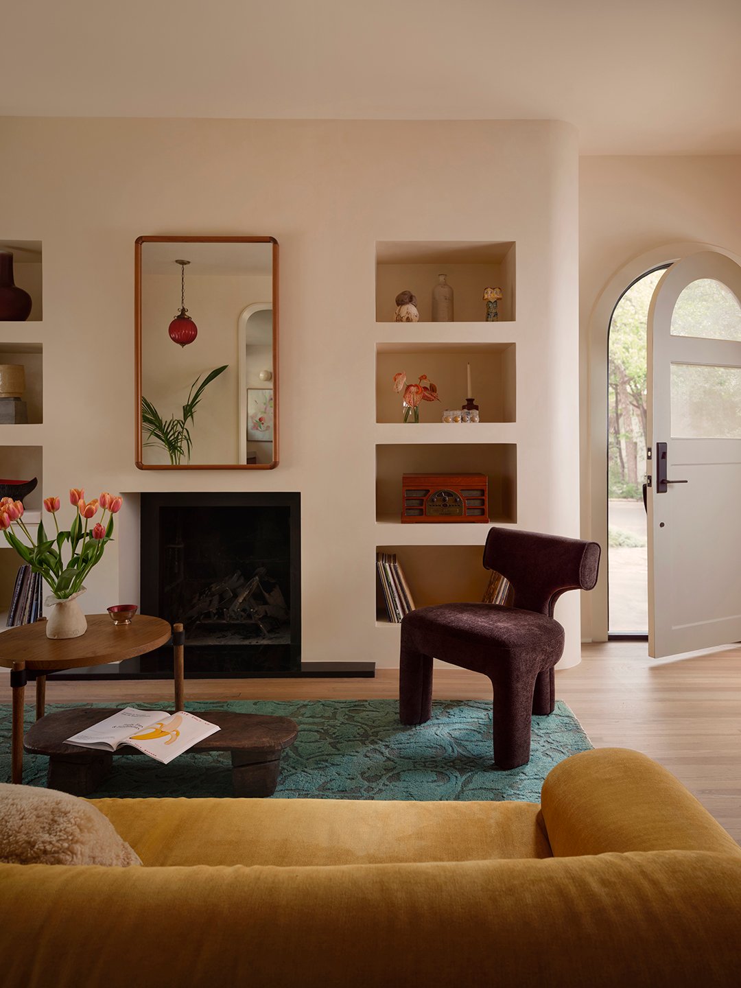 front room entry living space