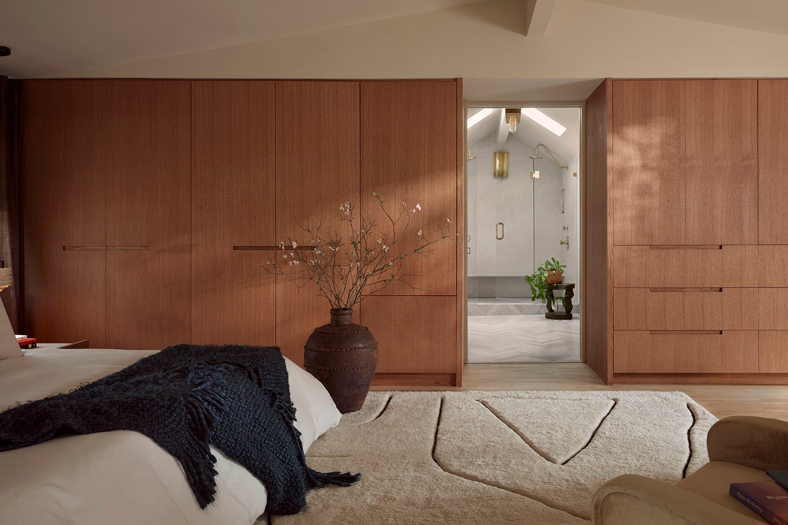 wood bedroom closets