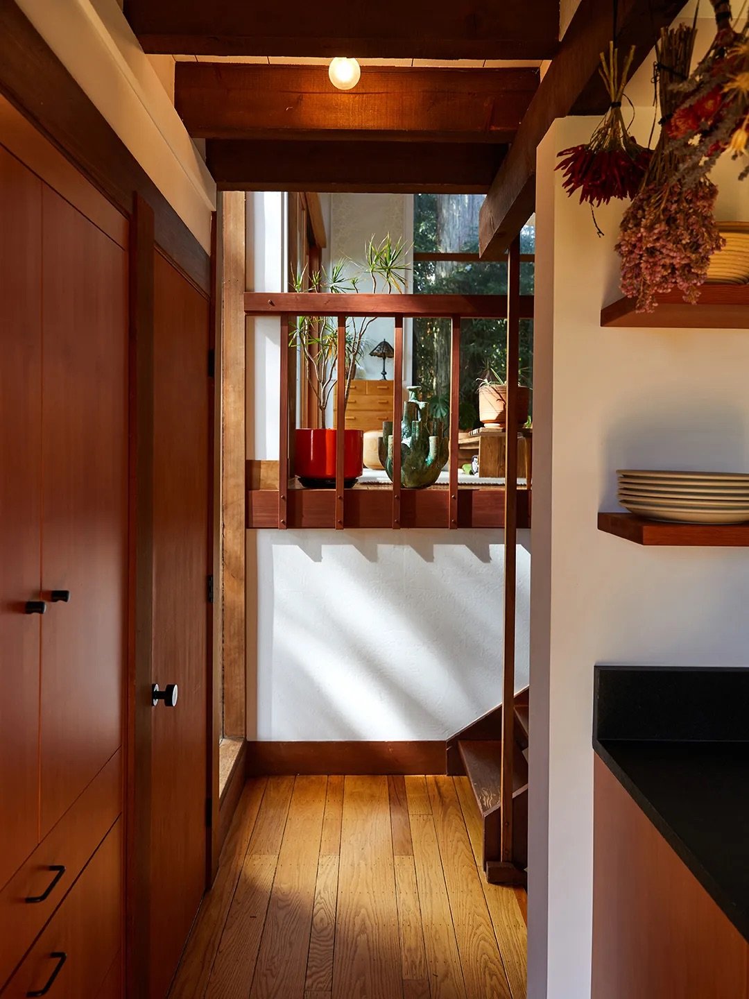 wood split levle