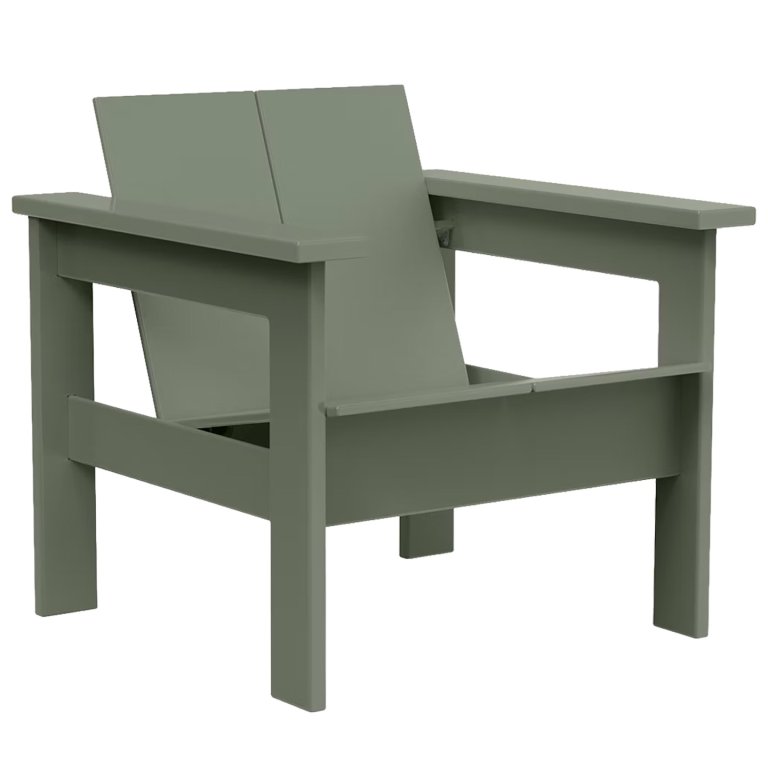 green outdoor lounge chair
