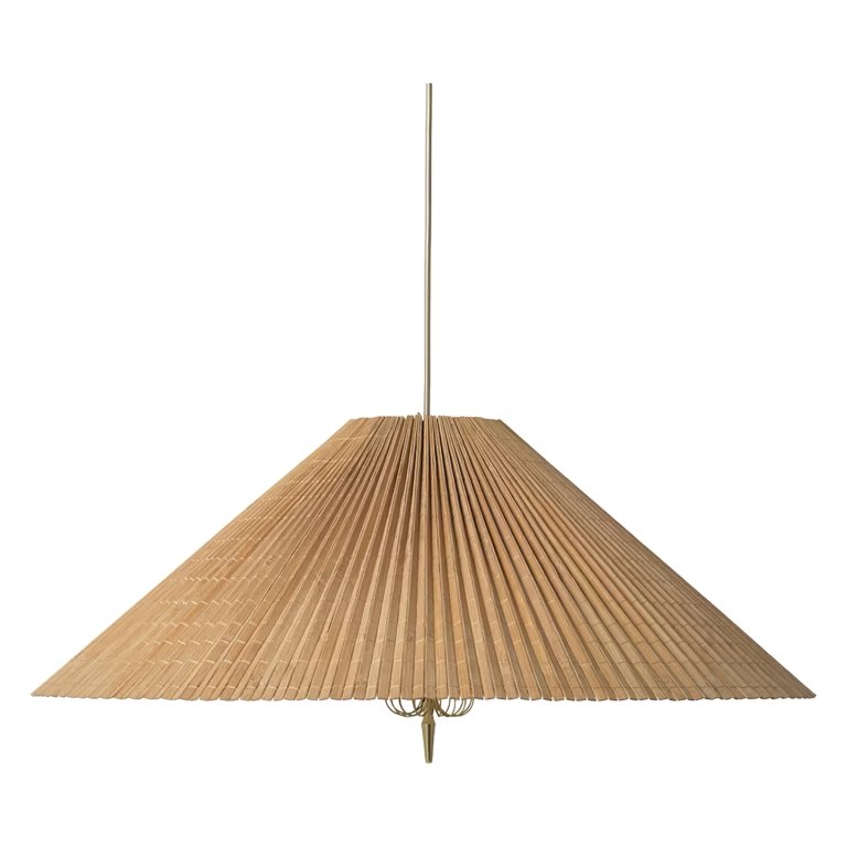 pleated pendant light