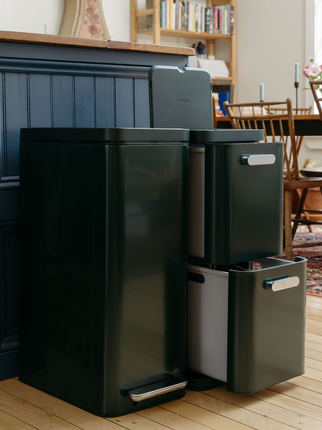 trash cans