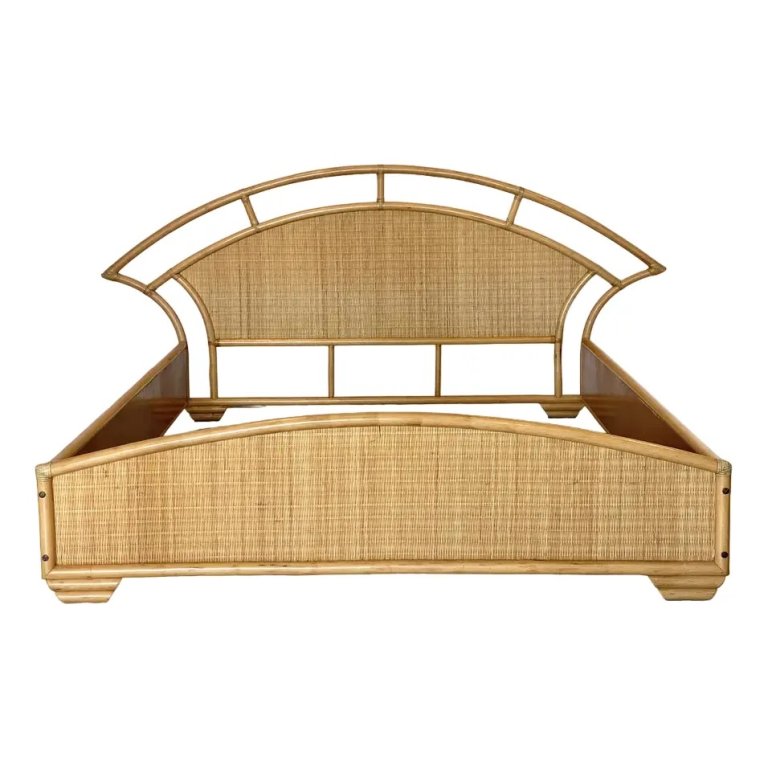 wicker bed