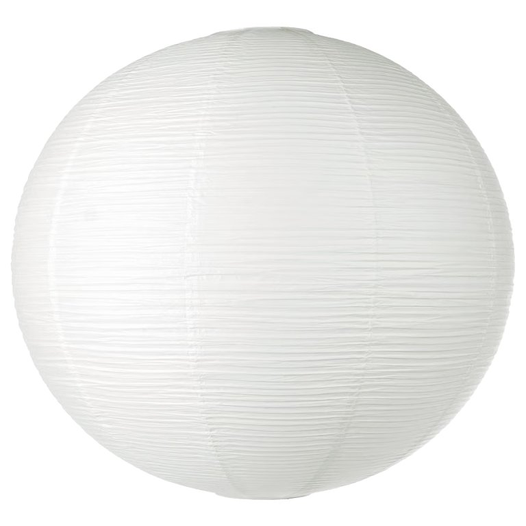 white round paper pendant