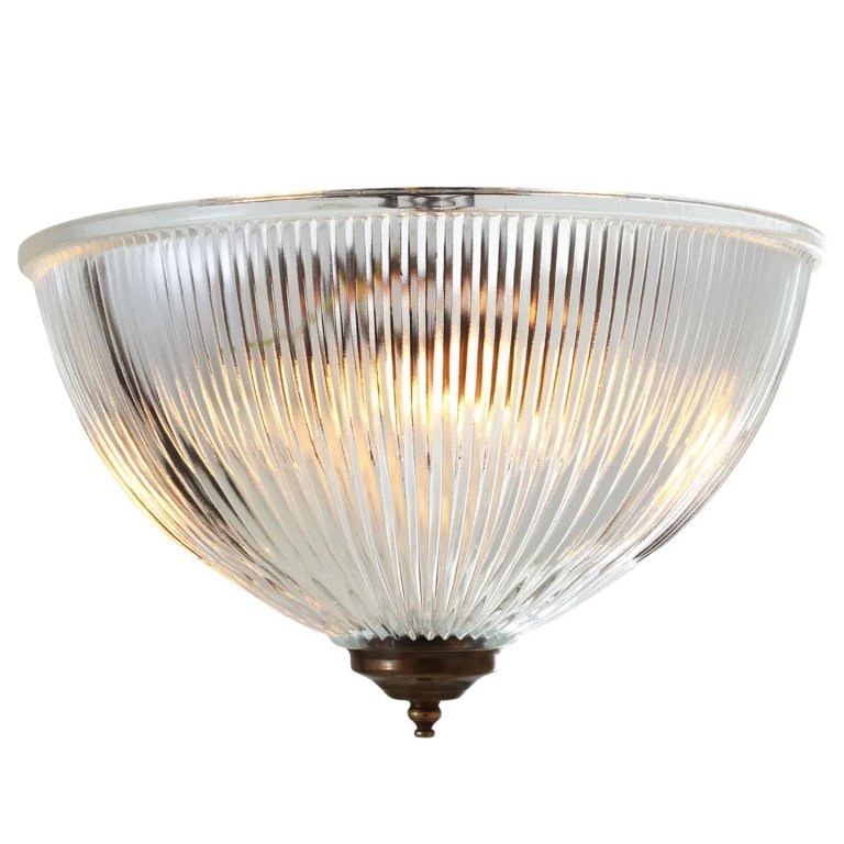 shiny flush mount