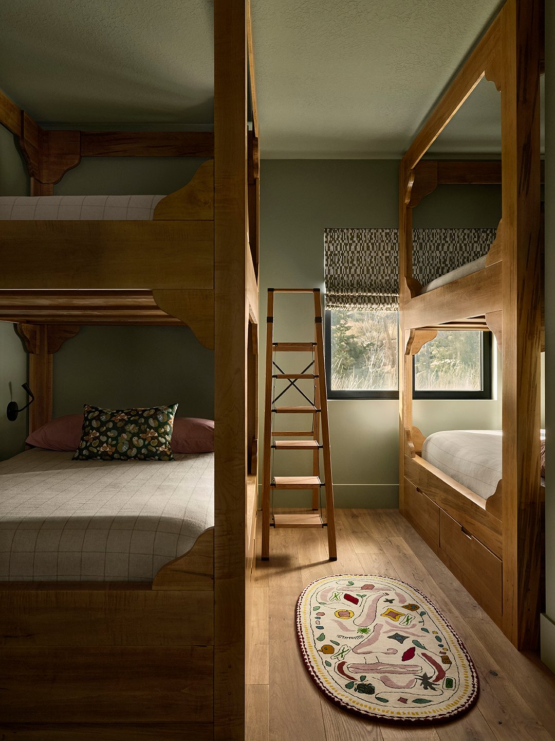 Green bunk room