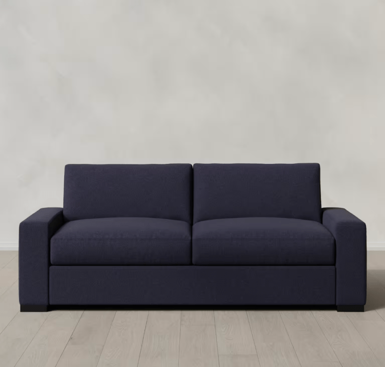 blue sofa
