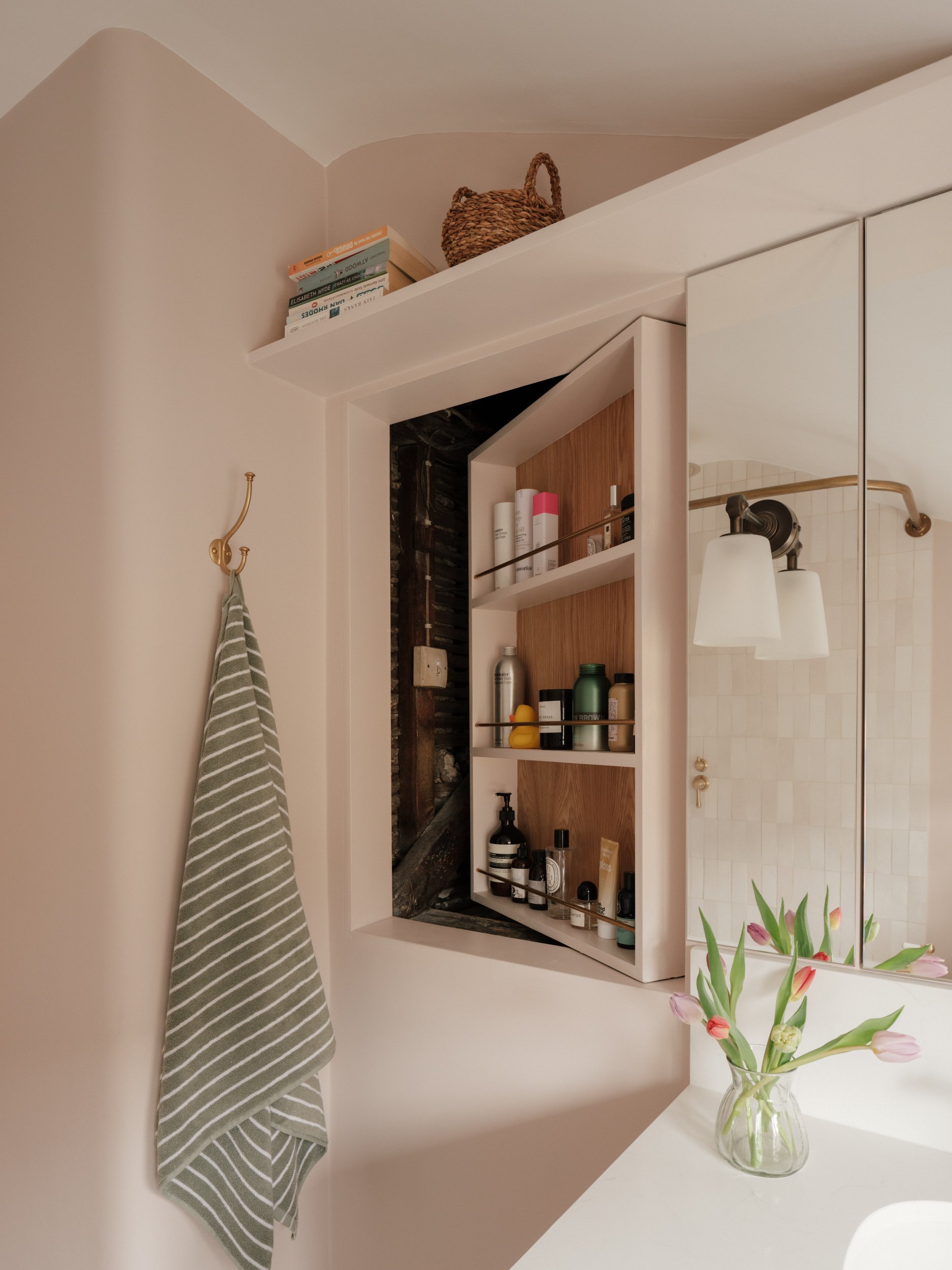medicine cabinet opening