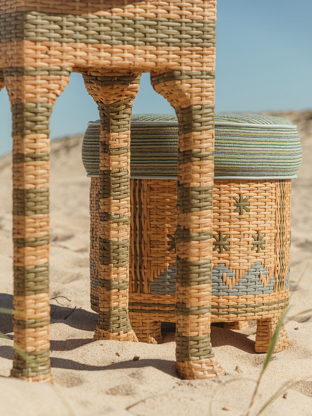 wicker stools