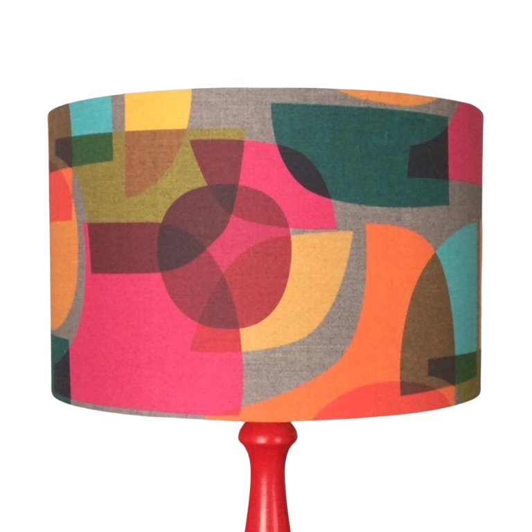 abstract colorful lampshade