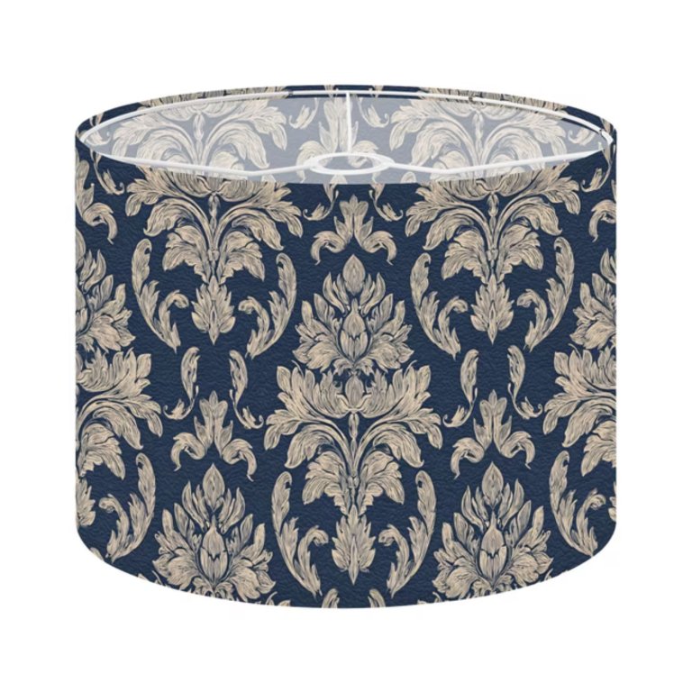 damask floral lampshade