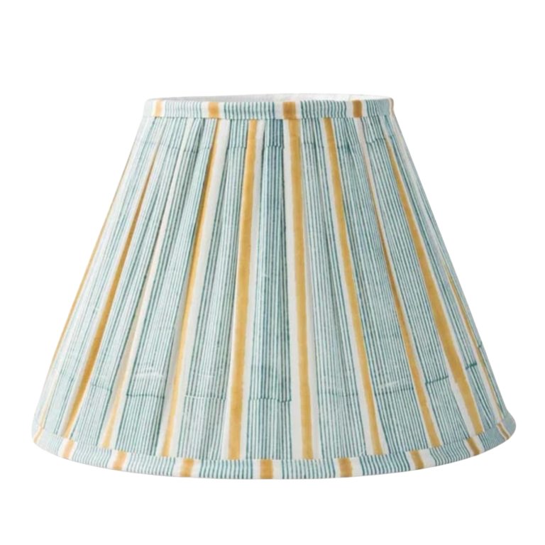 striped lampshade