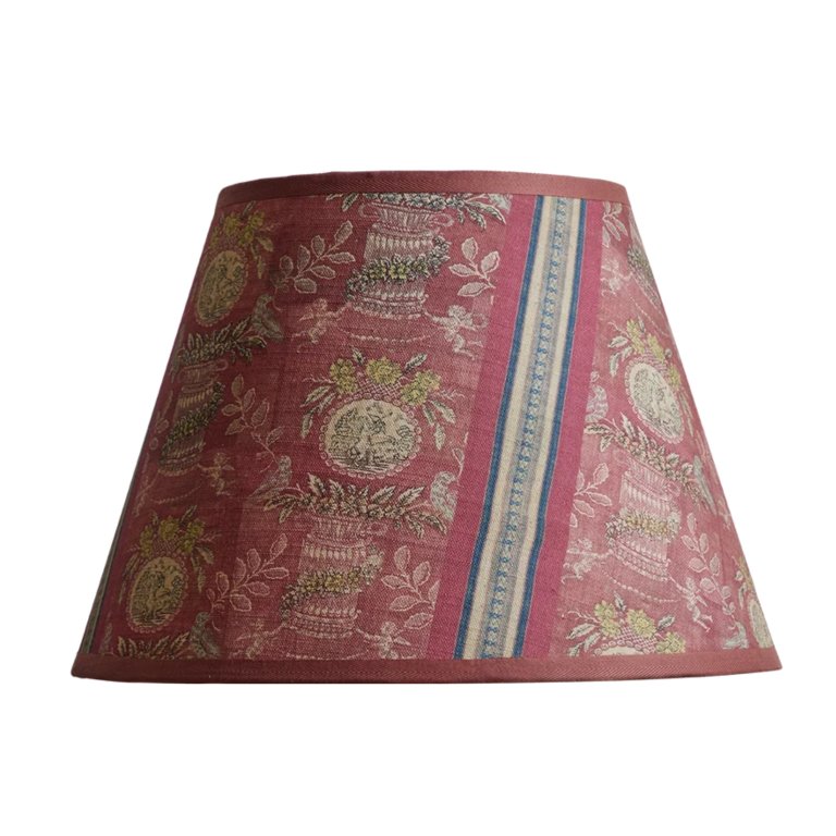 floral fabric lampshade