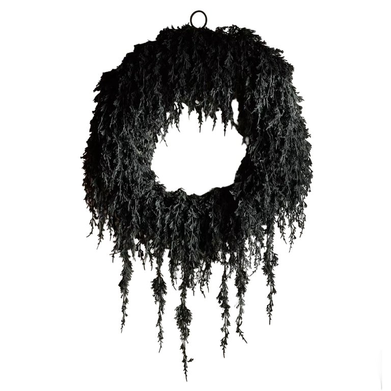 black wreath