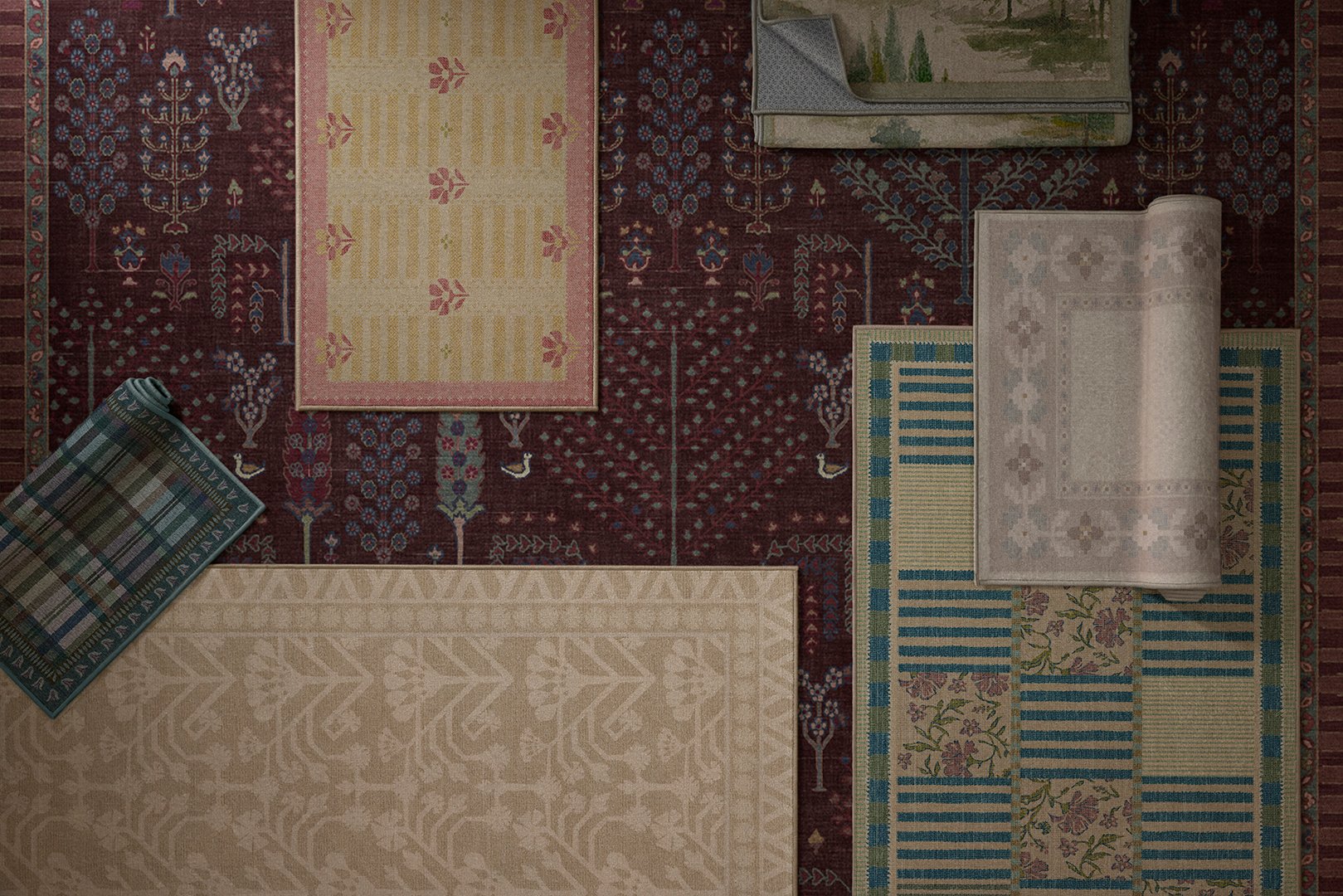 array of rugs