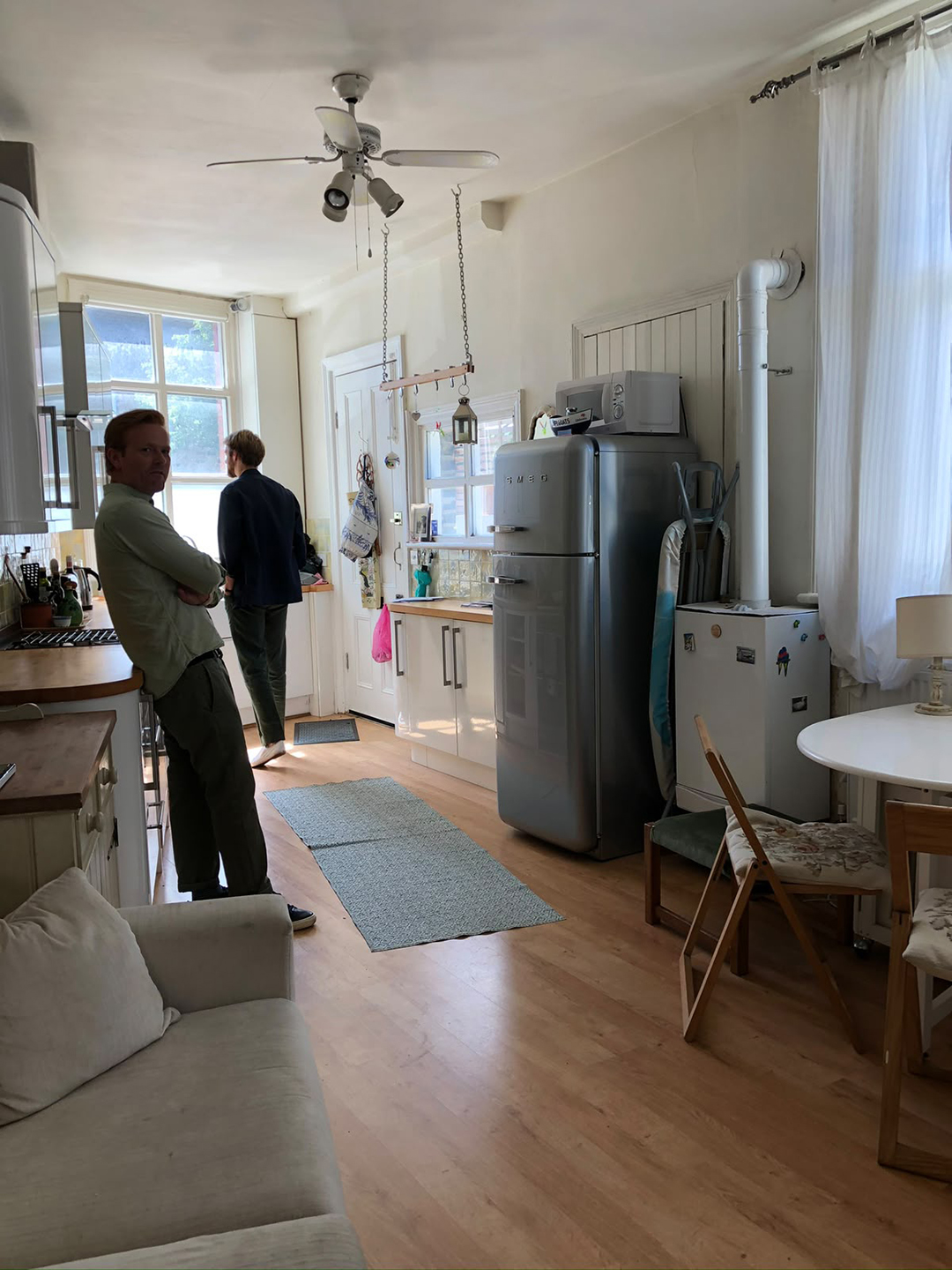 narrow kitchen