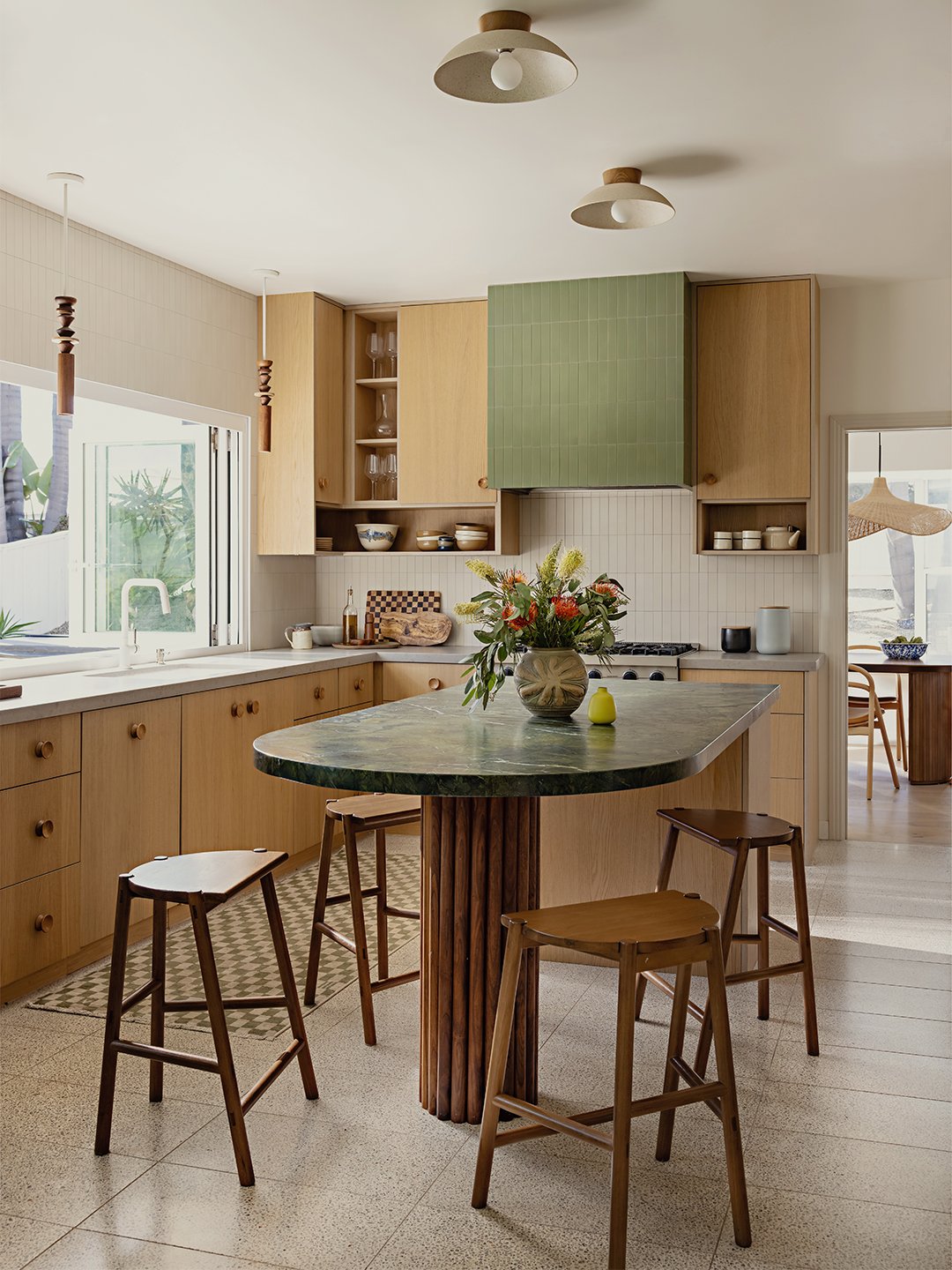 green kitchen