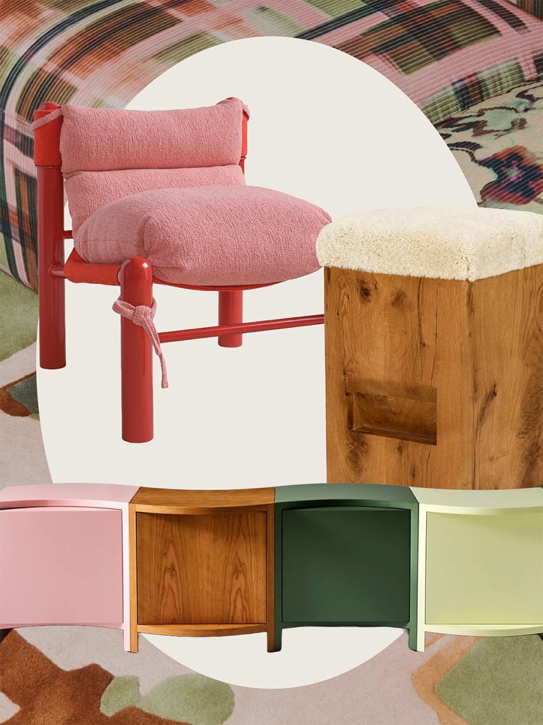 furniture on backdrop