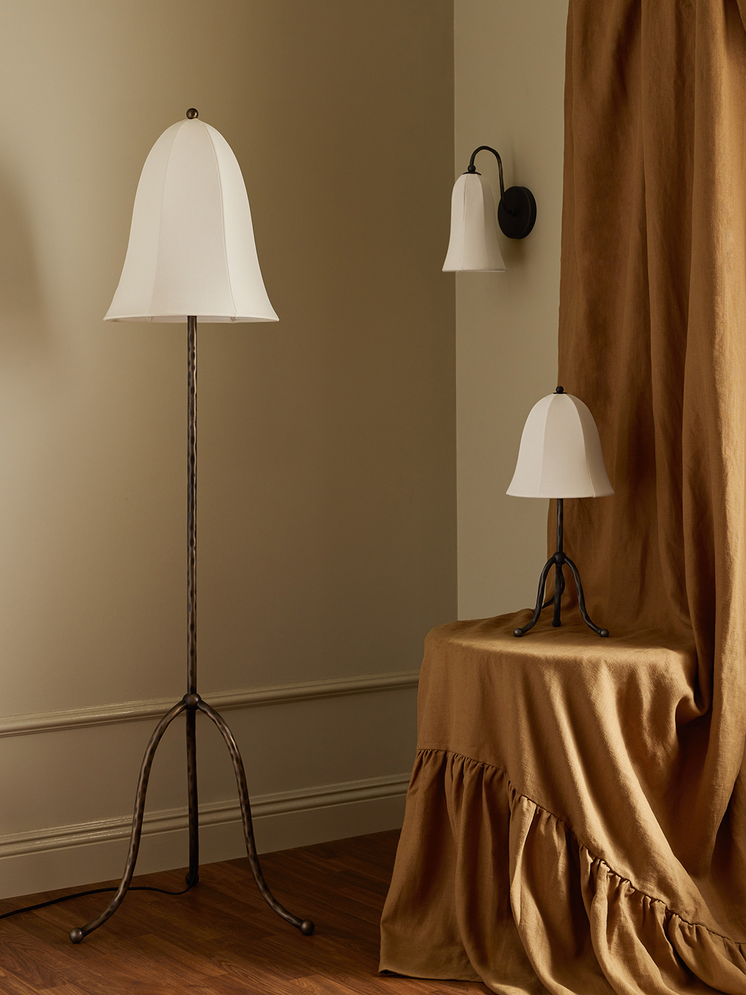 lamps in a corner