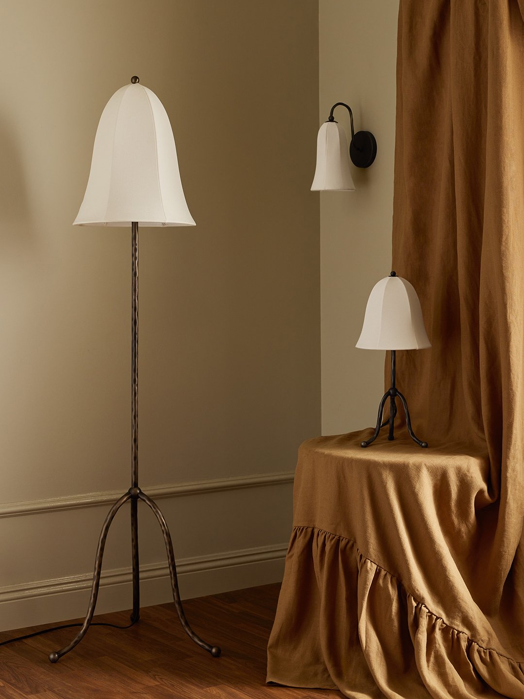 lamps in a corner