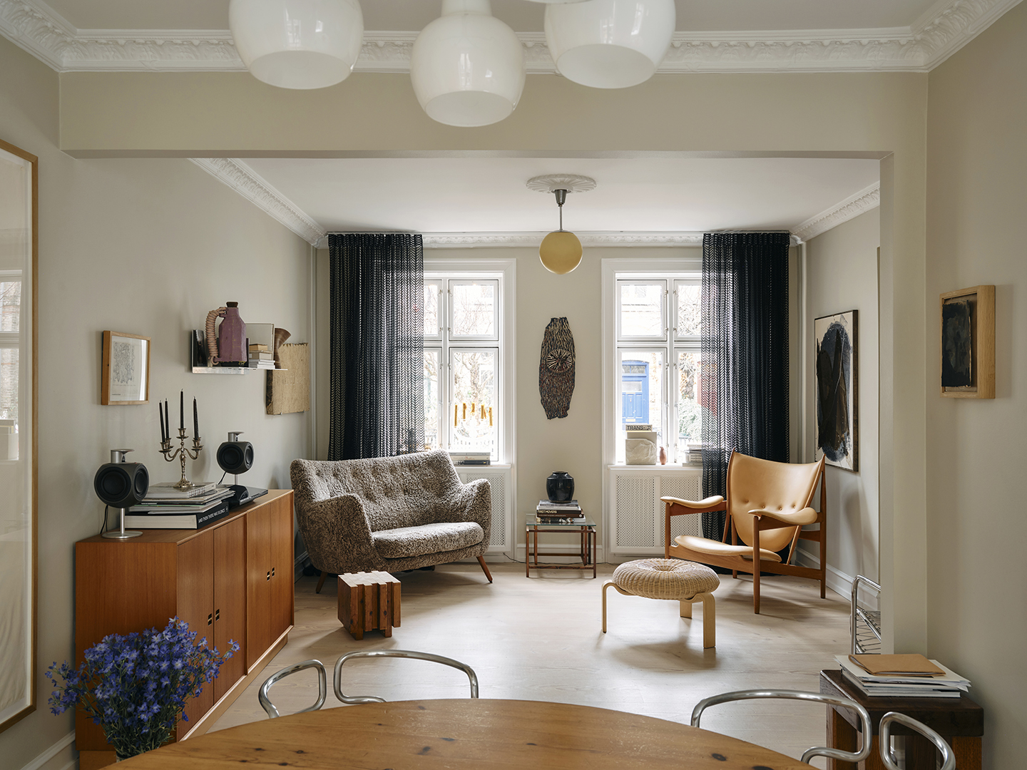 modern danish living room