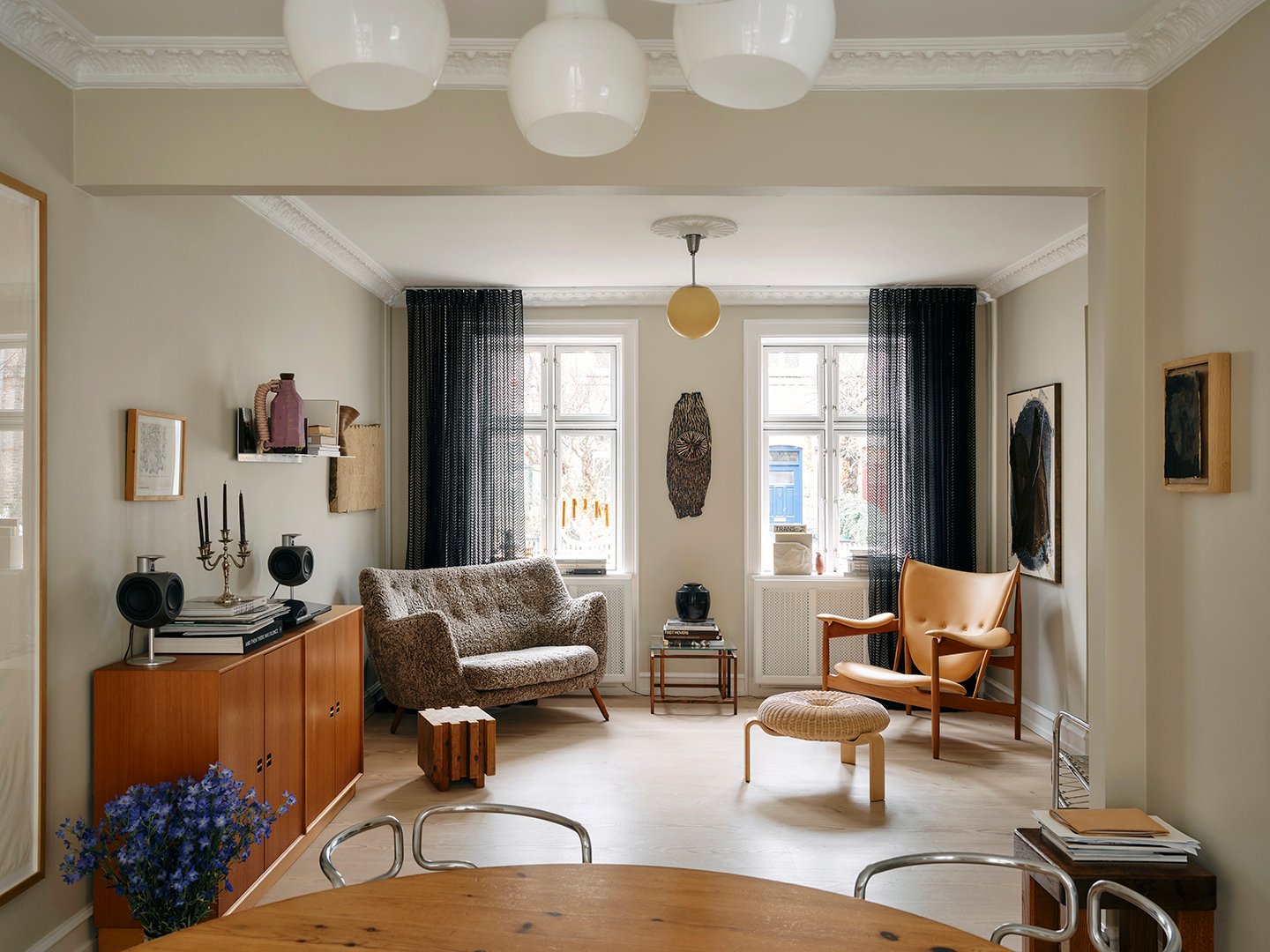 modern danish living room
