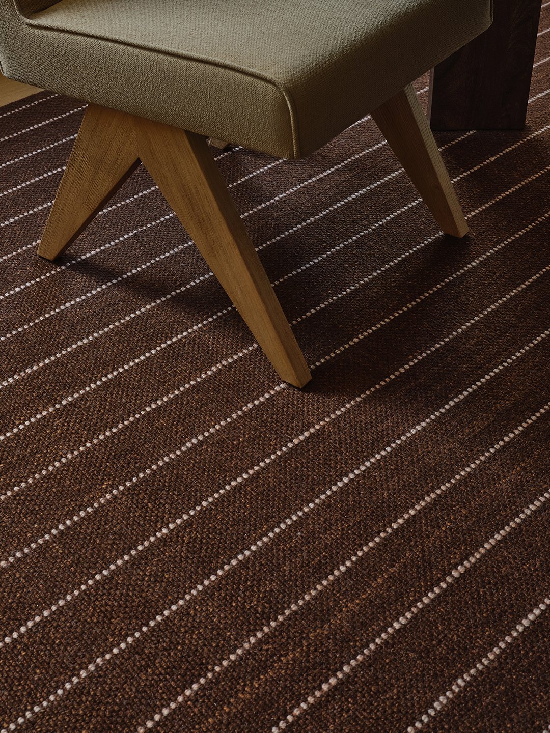 striped rug detail