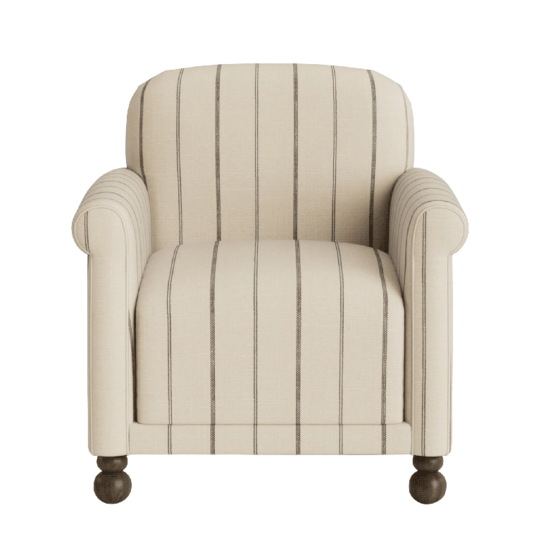 striped chair
