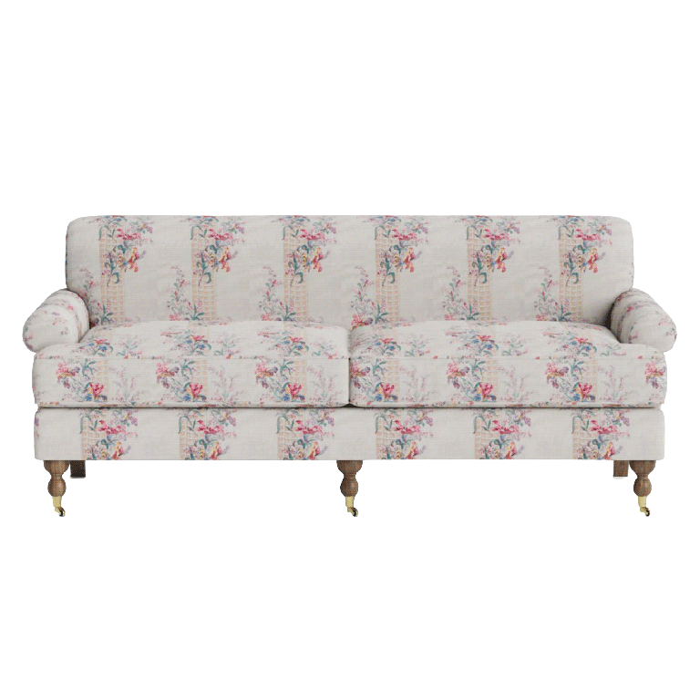 floral sofa