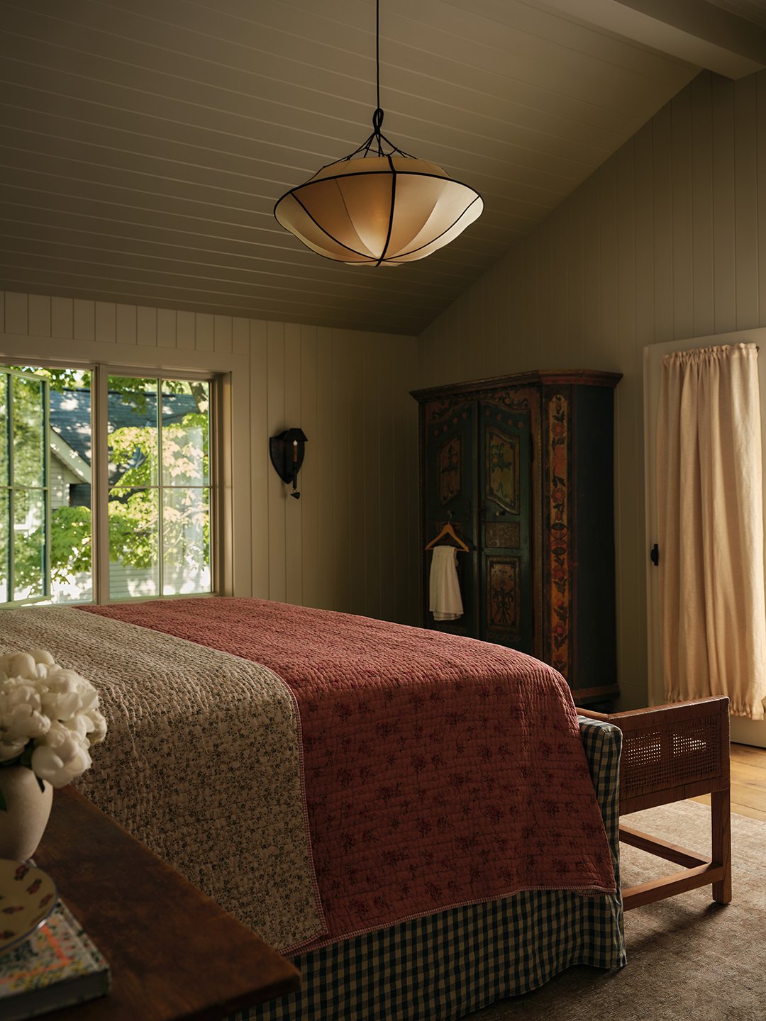 soft orb pendant light