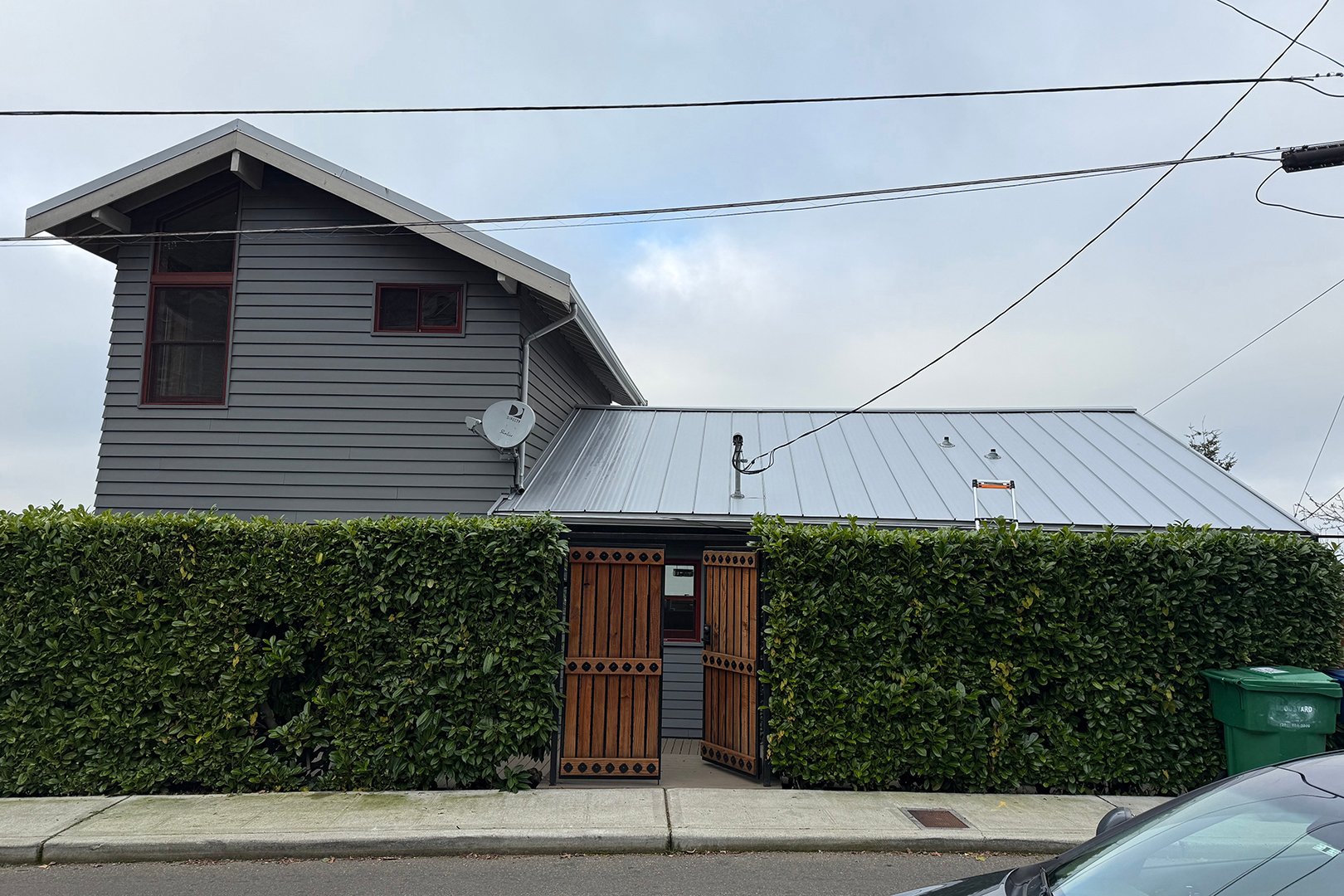 exterior of home pre-reno